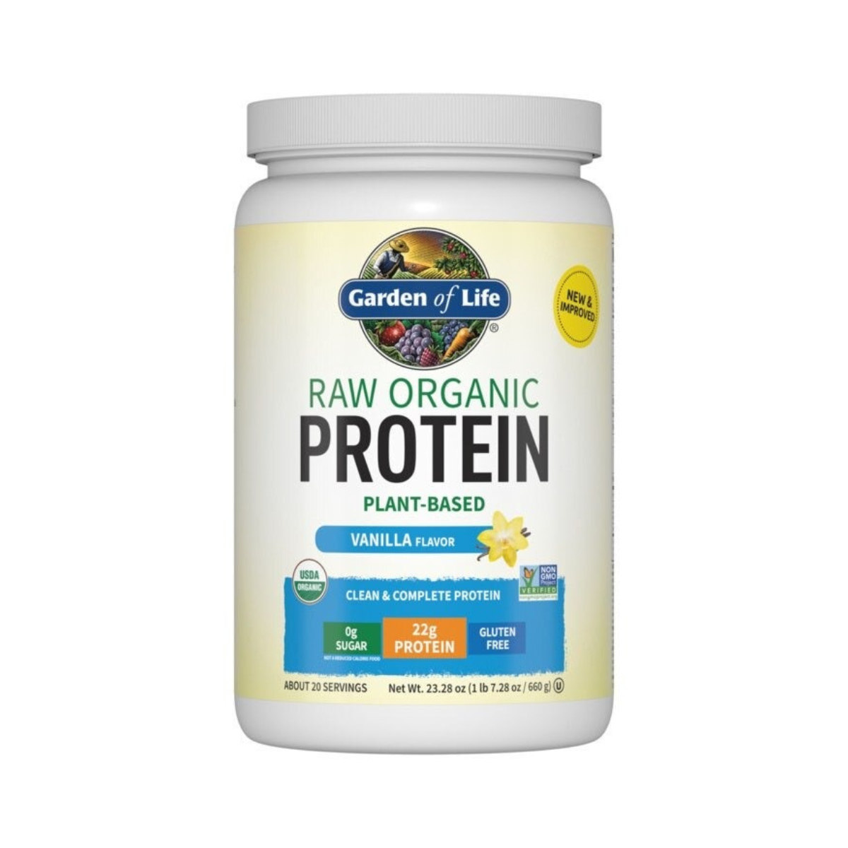 Garden Of Life Protein Vanilla Raw OG 631g