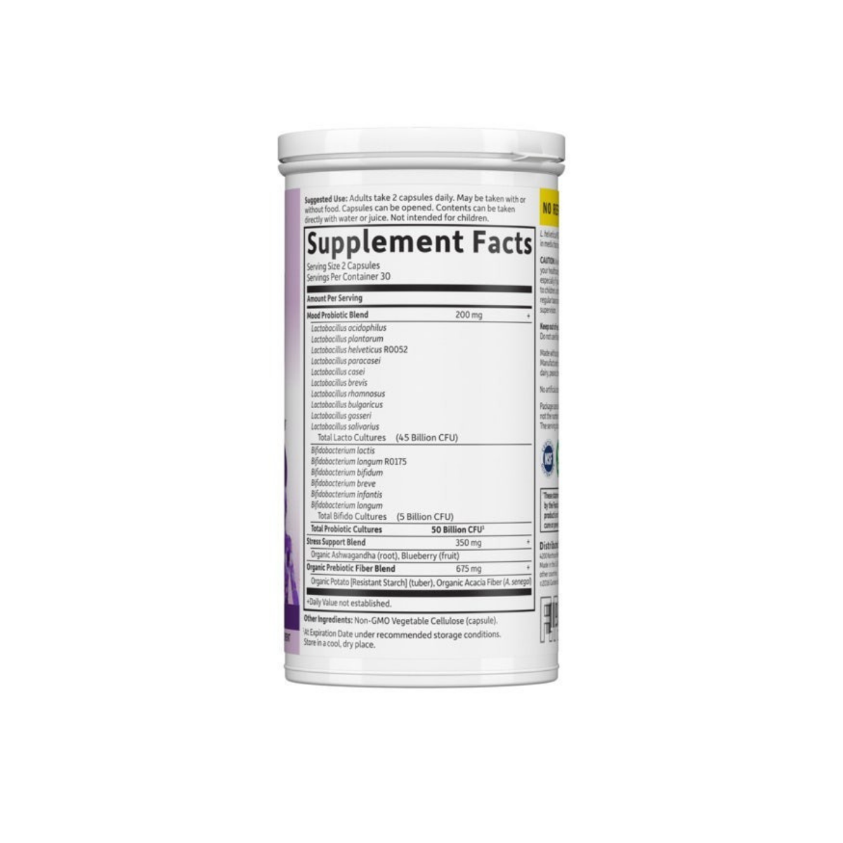 Garden of Life Dr. Formulated Probiotics Mood+ 50 mil millones de UFC 60c