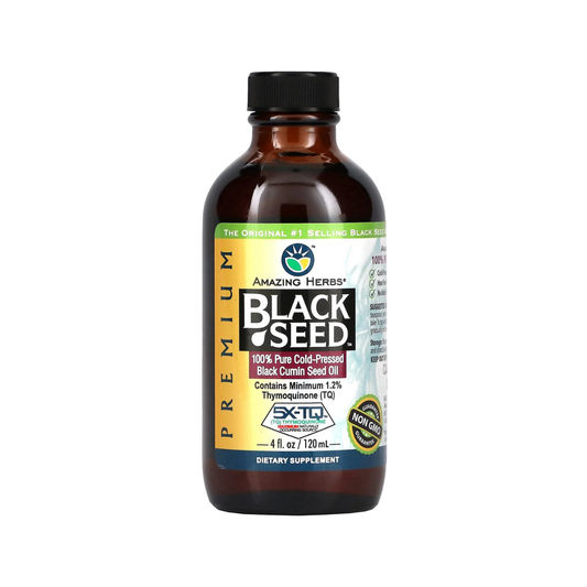 Amazing Herbs Premium Black Seed Oil 4oz