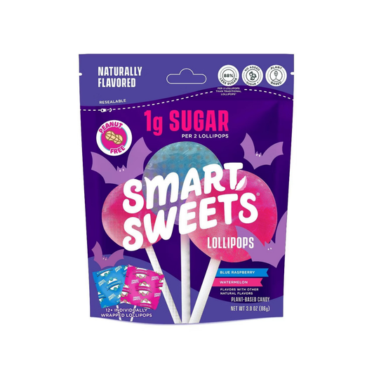 SmartSweets Halloween Lollipops Candy 3oz