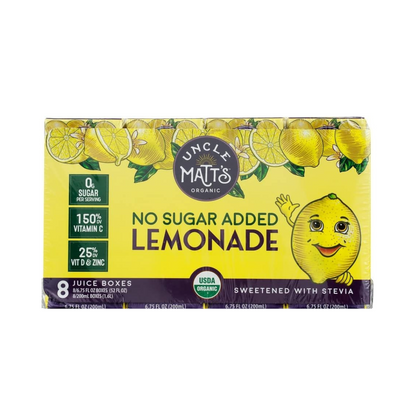 Uncle Matt's Organic No Sugar Added Lemonade 8c