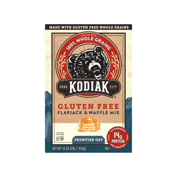 Kodiak Cakes Flapjack & Waffle Mix Frontier Oat GF 16oz – Orgánica