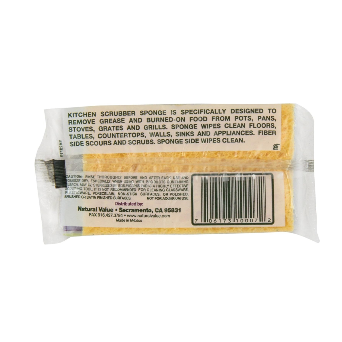 Natural Value Sponge Scrub Kitchen 1c