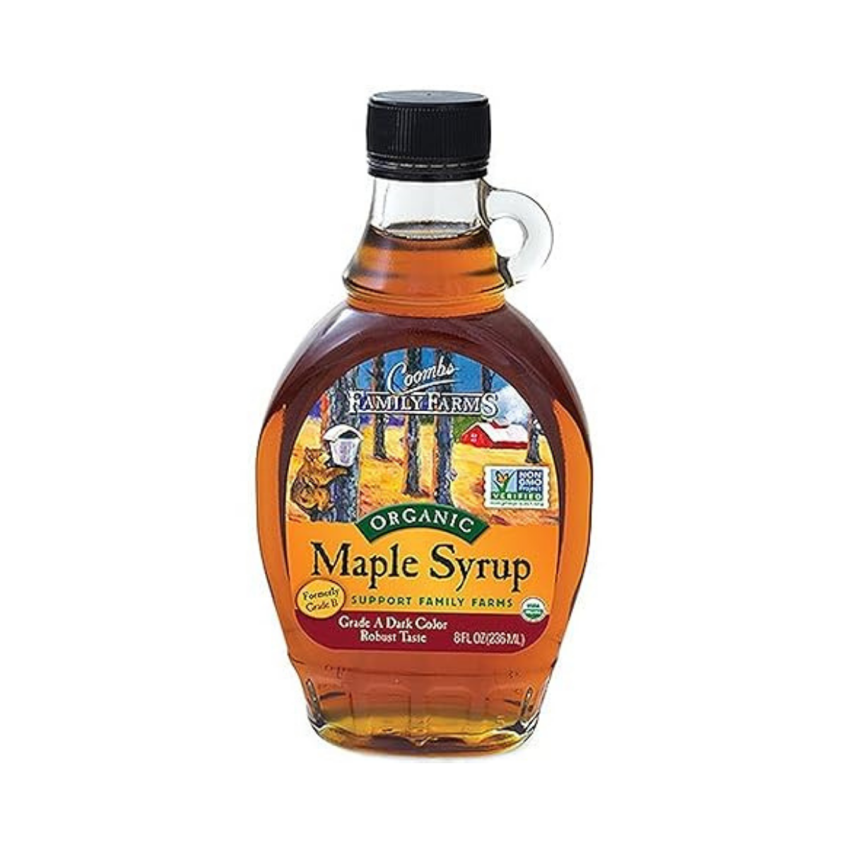 Coombs Family Farms Grade B Maple Syrup Glass 8oz
