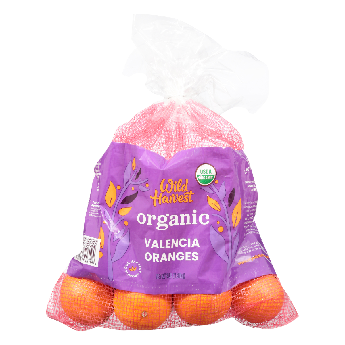 Wild Harvest Organic Valencia Oranges 64oz
