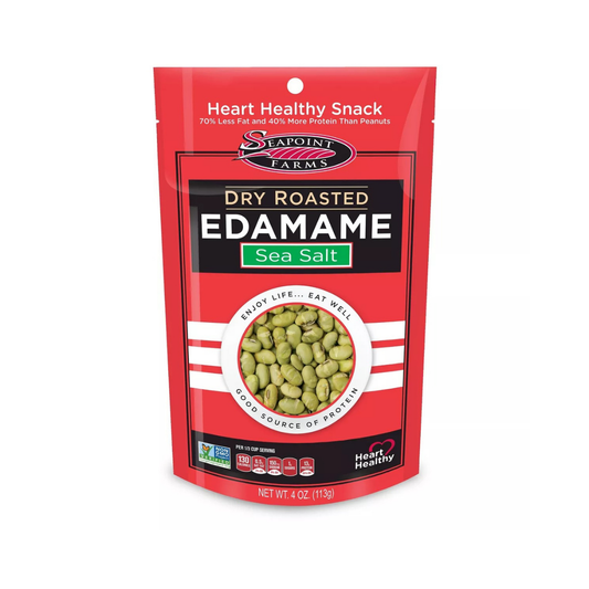 Seapoint Farms Dry Roasted Edamame Sea Salt 4oz