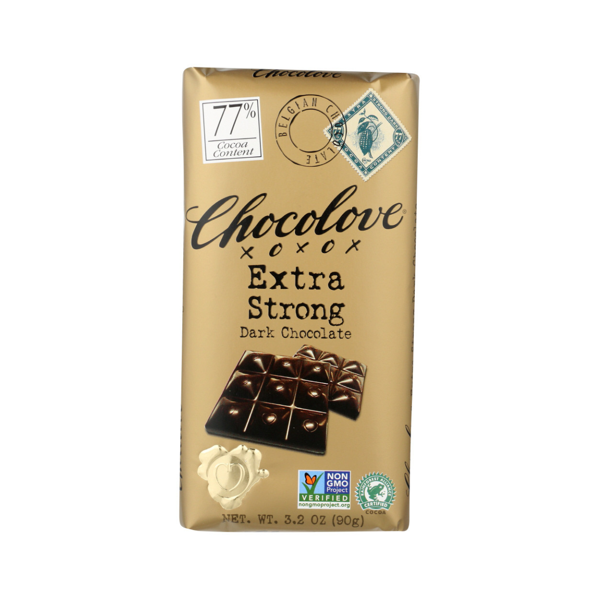 Chocolove Extra Strong Dark Chocolate Bar