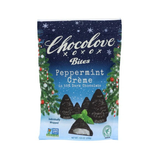 Chocolove Bite Dark Chocolate Peppermint 7oz