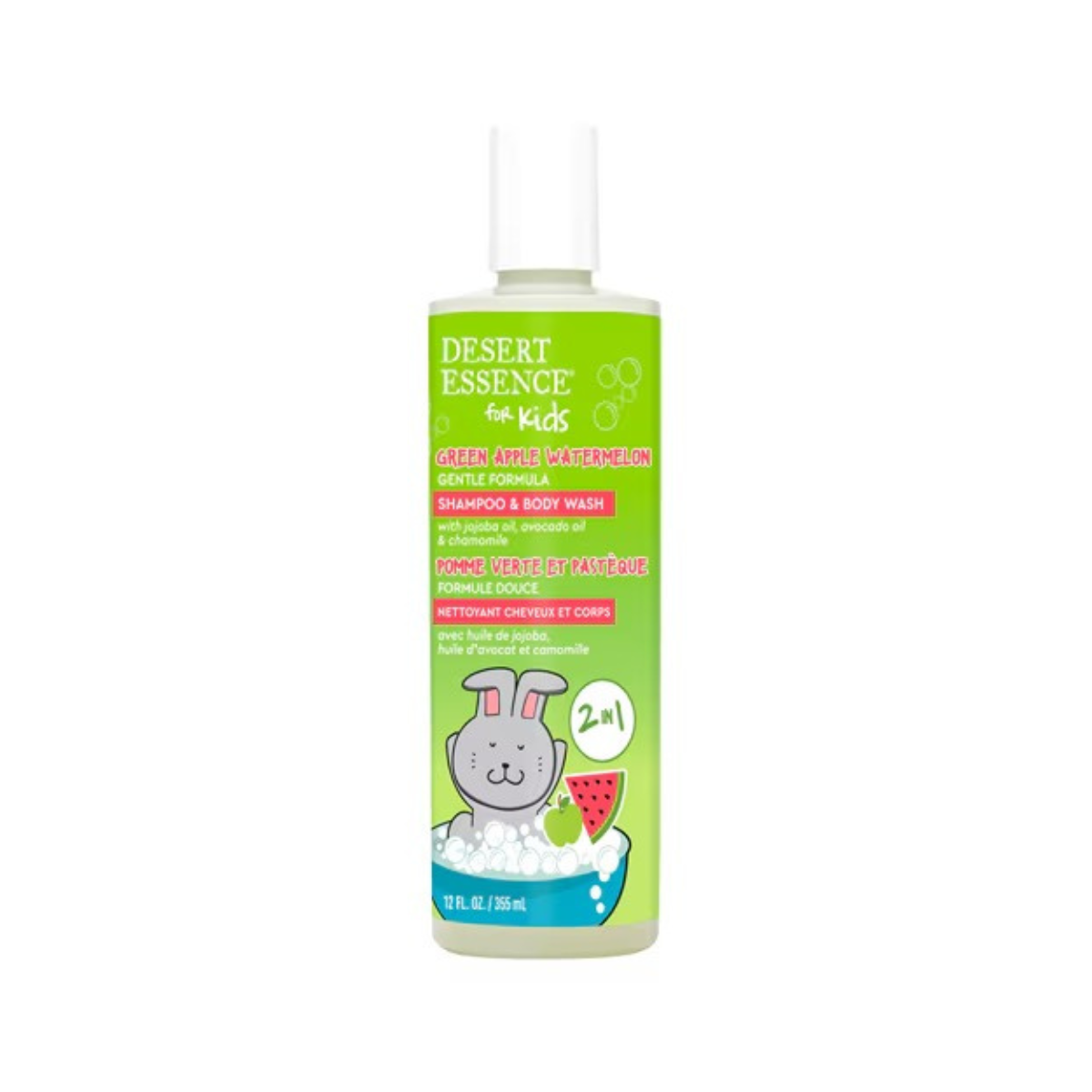 Desert Essence Kids 2-in-1 Shampoo Body Wash GF 12.0 fl oz