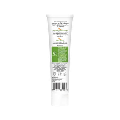 Desert Essence Kids Toothpaste Gel Green Apple Watermelon 4.7 oz
