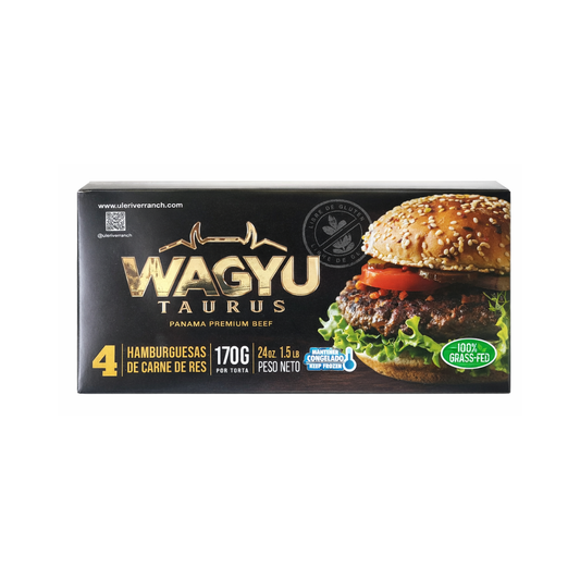 Wagyu Burger Beef Grass Fed 6oz 4c