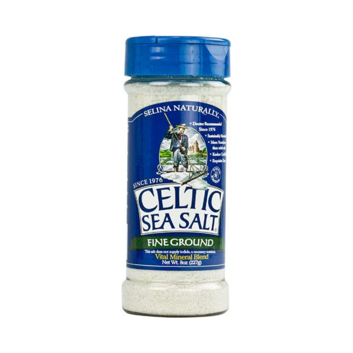 Selina Naturally Celtic Sea Salt Fine Ground Shaker 8oz