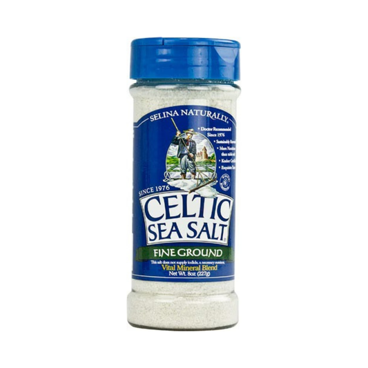 Selina Naturally Celtic Sea Salt Fine Ground Shaker 8oz