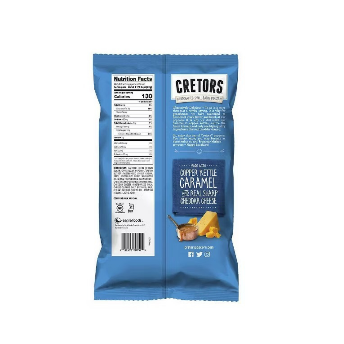 G.H. Cretors  Cheese & Caramel Popcorn Mix 7.5oz