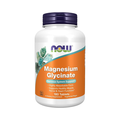 NOW Foods Magnesium Glycinate 180c