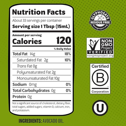 Chosen Foods Oil Avocado Pure 16.9oz