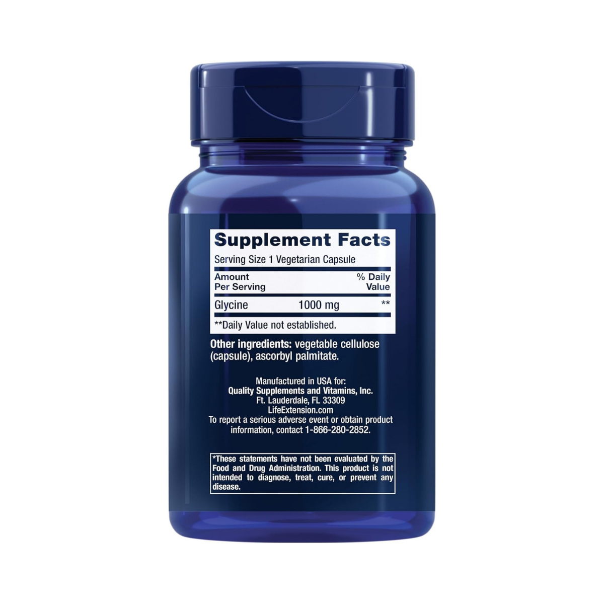 Life Extension Glycine 1000 mg V 100c