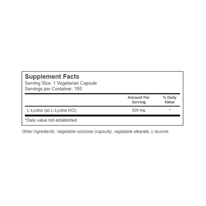 LIFEXT Amino L-Lysine 620