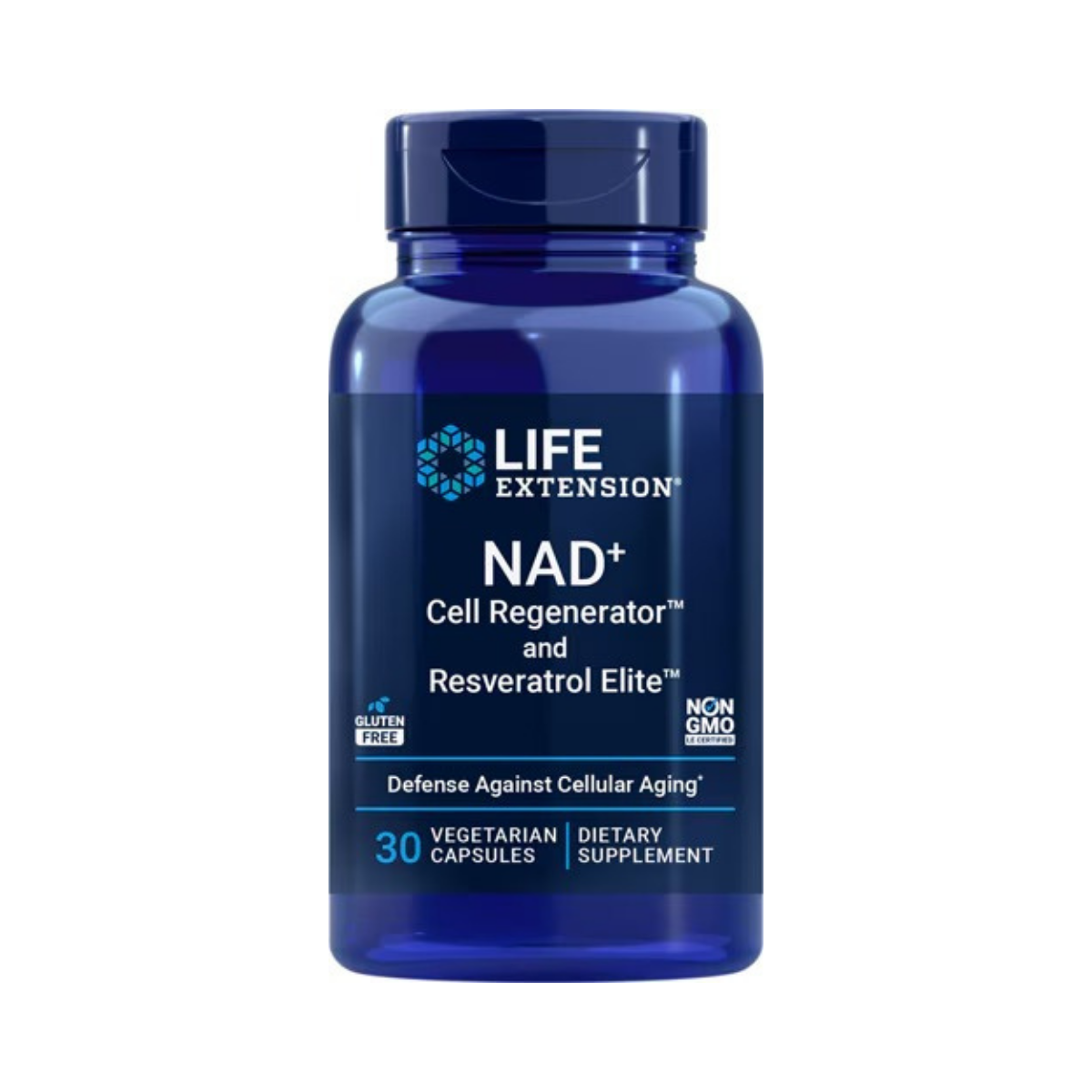 Life Extension Optimized NAD+ Cell Regenerator and Resveratrol Elite V 30c