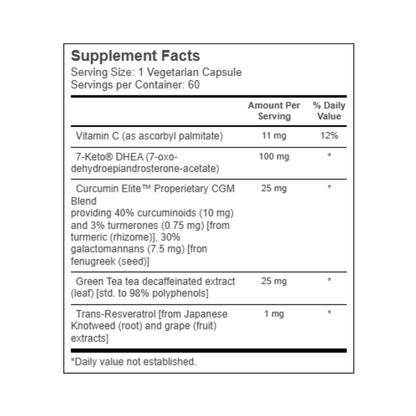 Life Extension 7-Keto DHEA Metabolite V 100mg 60c