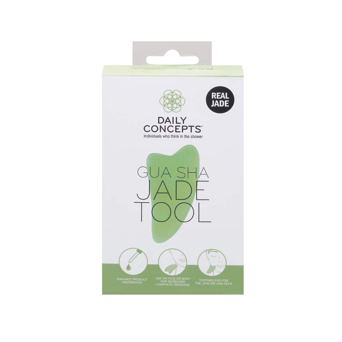 Daily Concepts Gua Sha Jade Tool 1c