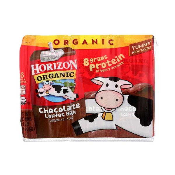 Horizon Organic Low-fat Chocolate Milk (Pack of 6) – Orgánica