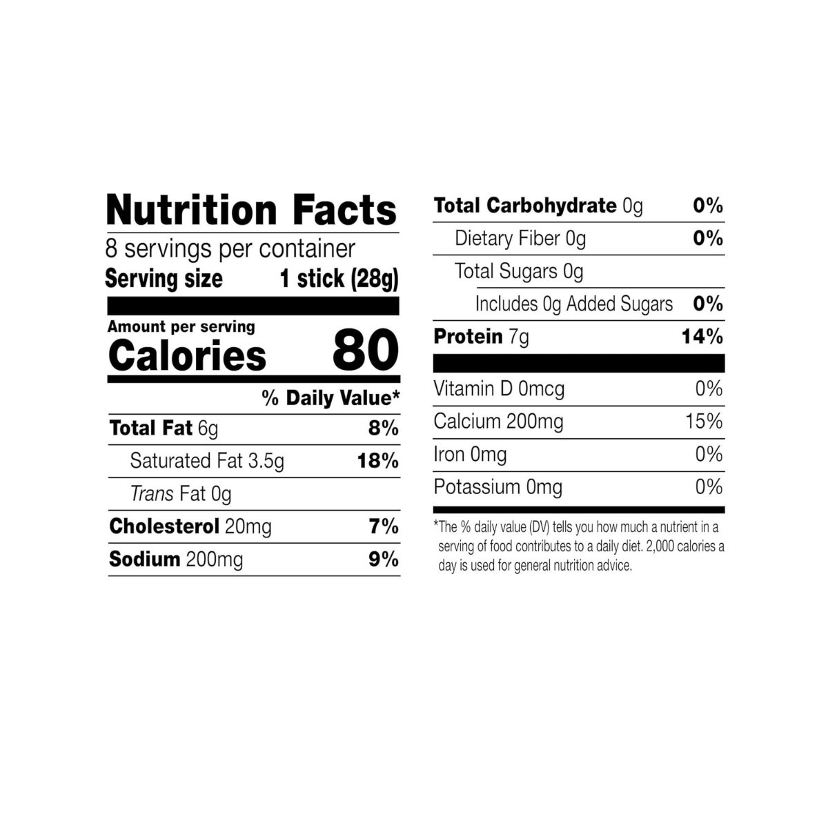 Horizon Organic Mozzarella String Cheese Sticks 8c 8oz