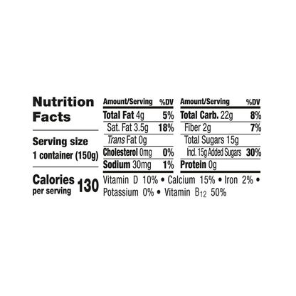 So Delicious Yogurt Alternative Vanilla Coconutmilk 5.3oz