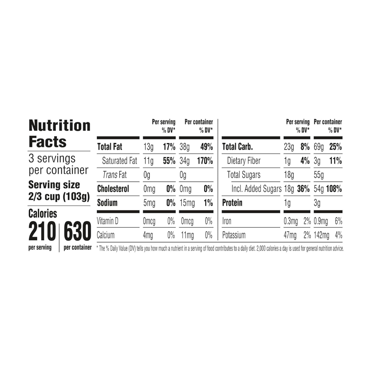 So Delicious Ice Coconut and Vainilla Bean Cream 16oz