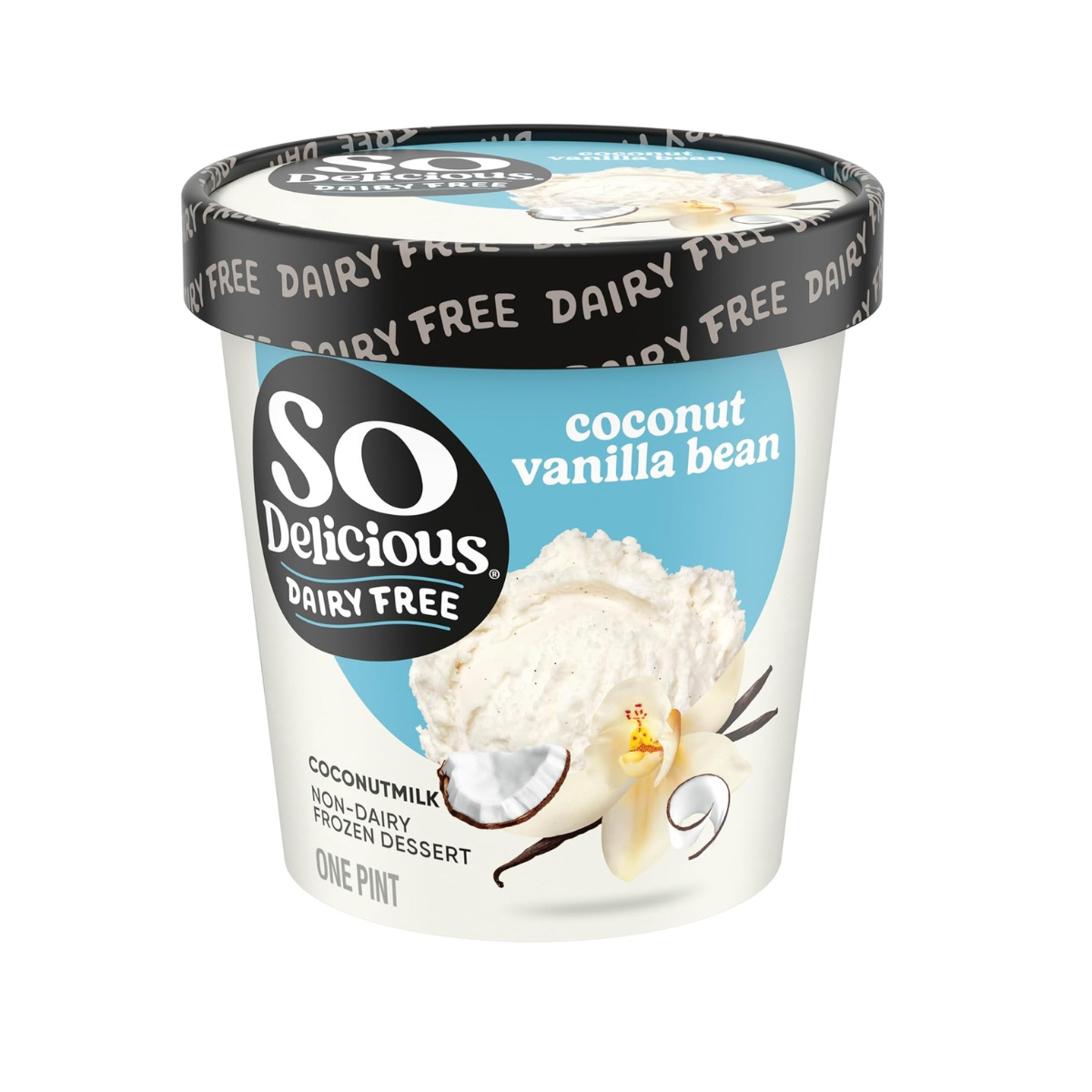 So Delicious Ice Coconut and Vainilla Bean Cream 16oz