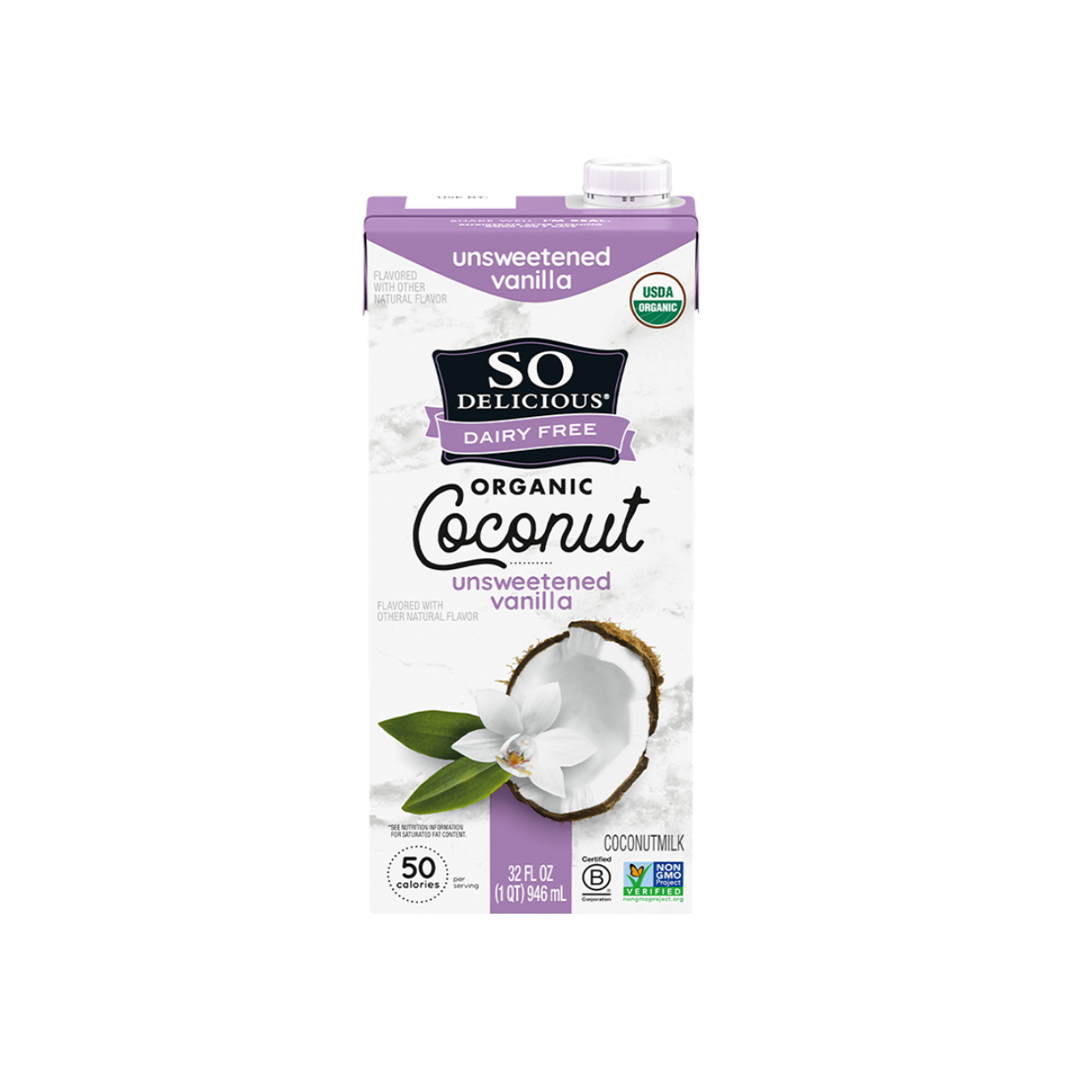 So Delicious Coconutmilk Vanilla Unsweetened 32oz