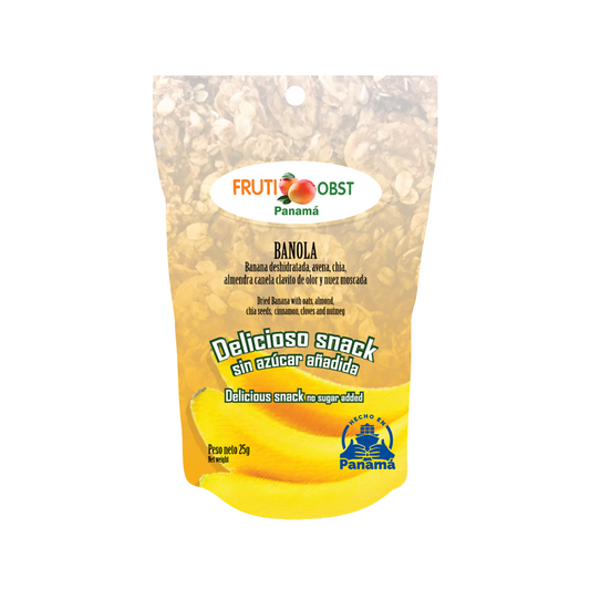 Frutiobst Snack Dried Banola 25g