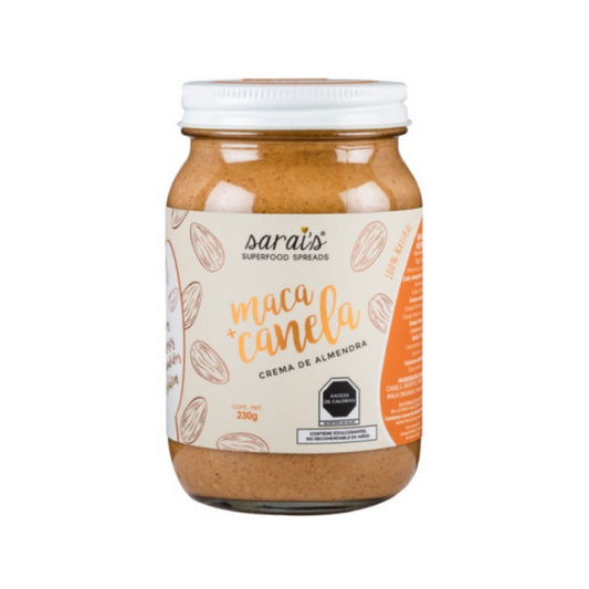 Sarai´s Crema de Almendra Maca y Canela 230gr