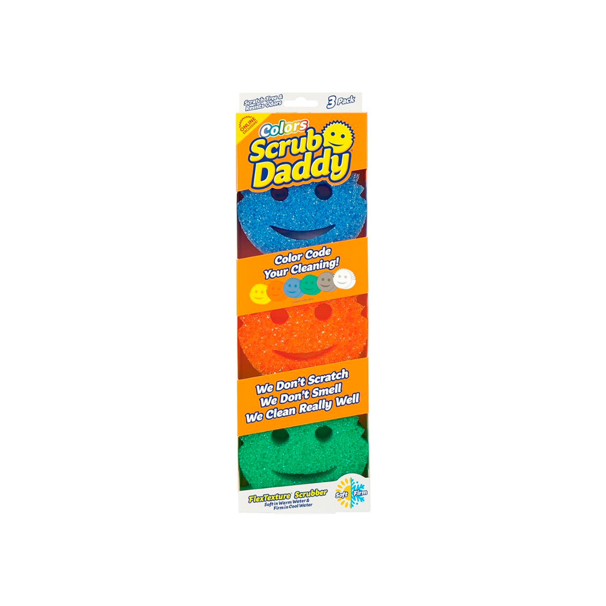 Scrub Daddy Sponge 3 Pack