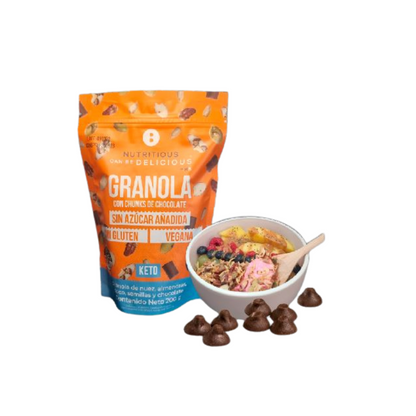 Healthy Brand Granola Keto con Chunks de Chocolate 200 g