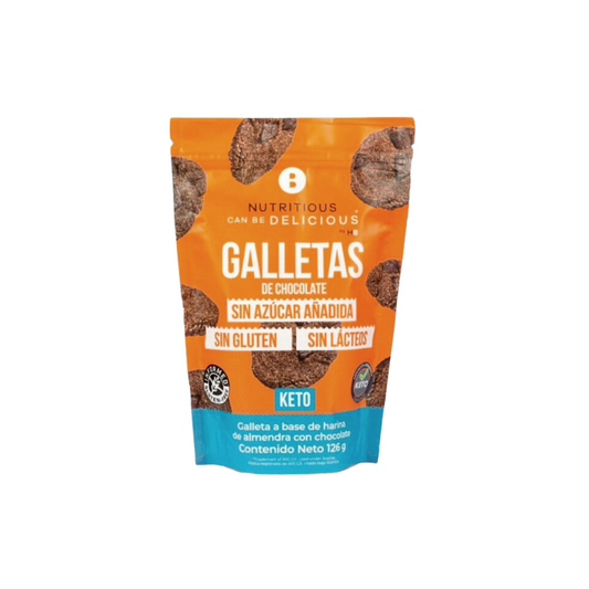 Healthy Brand Bolsa de Galletas de Chocolate Keto 126 g