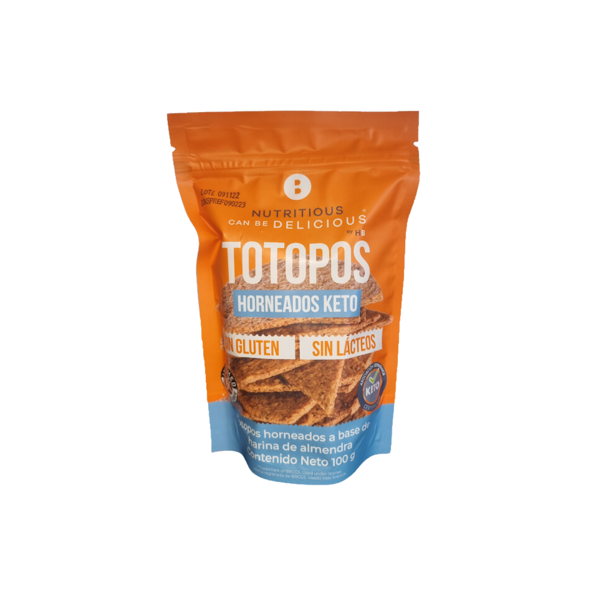 Healthy Brand Totopos Horneados Keto 100 g