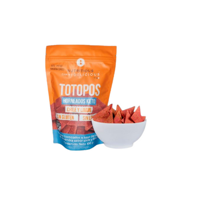 Healthy Brand Totopos Horneados Keto Chile y Limón 100 g