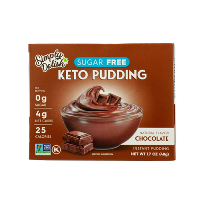 Simply Delish Chocolate Keto Pudding 1.7oz