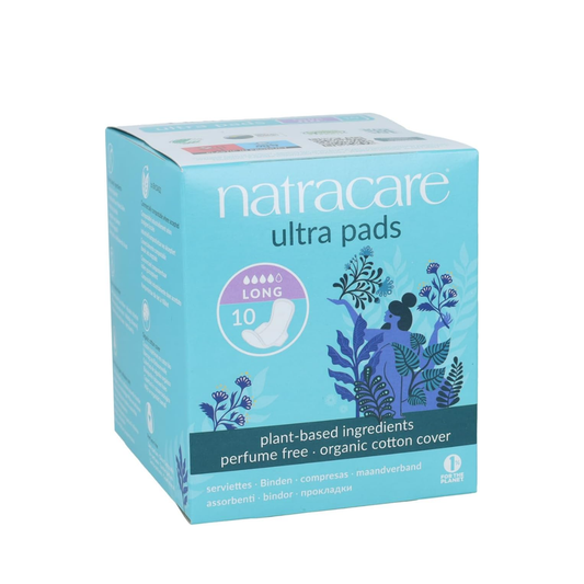 Natracare Pad Ultra Long Wing 10c