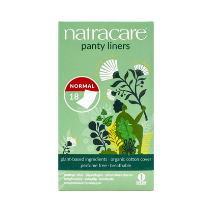 Natracare Normal Wrapped Panty Liners Box 18c