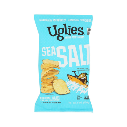 Uglies Sea Salt Kettle Potato Chips 6oz