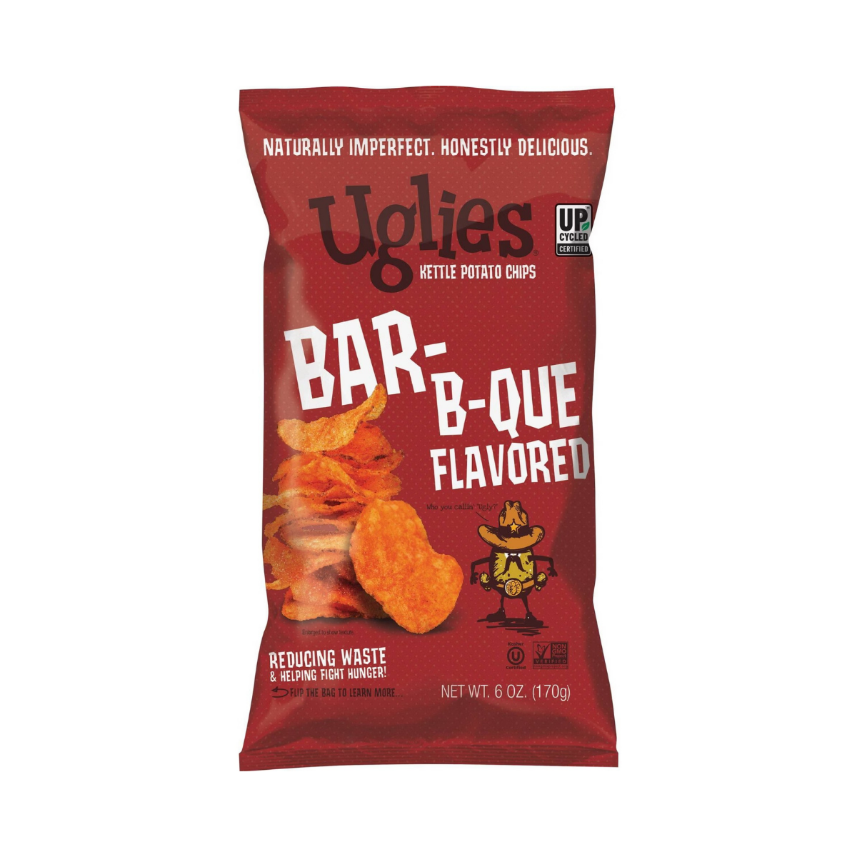 Uglies Bar-B-Que Kettle Cooked Potato Chips 6oz