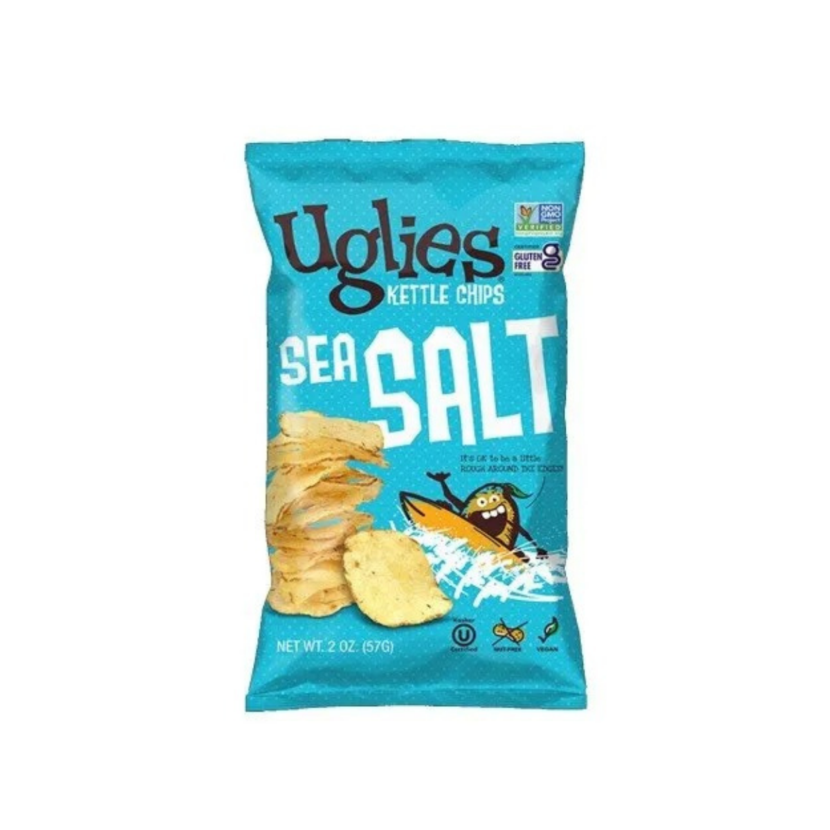 Uglies Sea Salt Kettle Chips 2oz