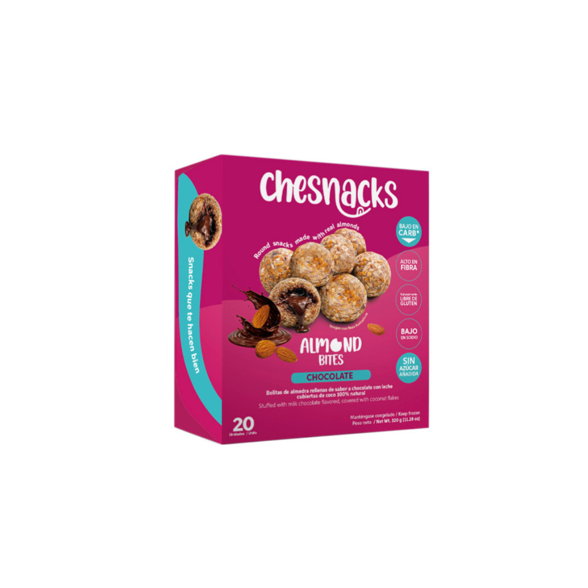 Chesnacks Snack Bites Almendra Chocolate