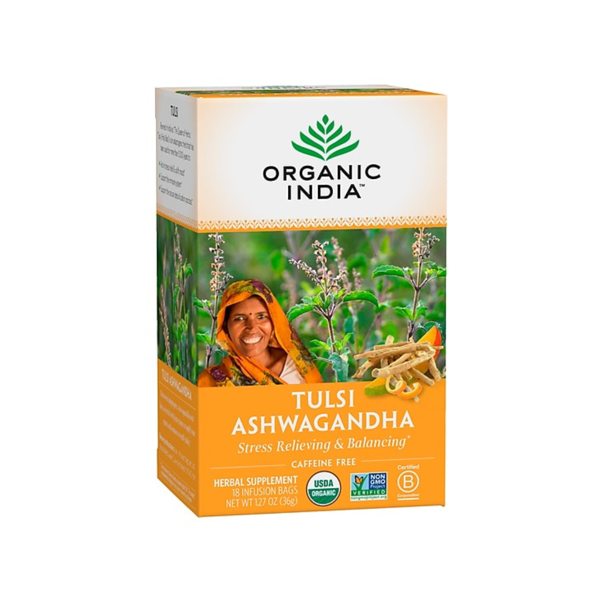 Organic India Tea Tulsi Ashwagandha OG