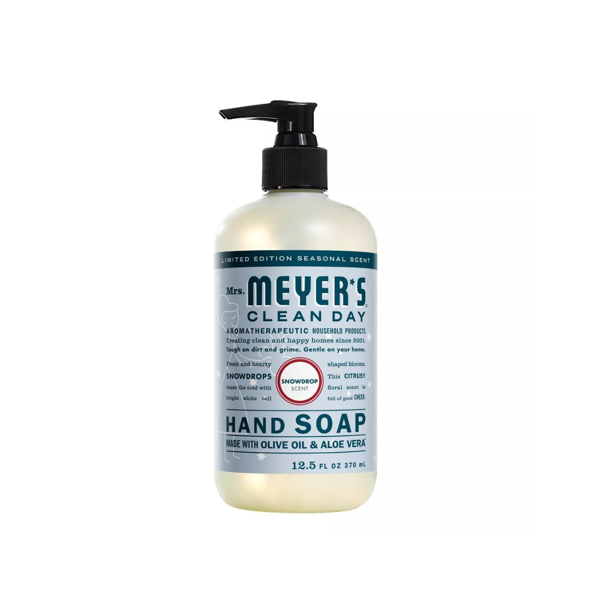 Mrs. Meyer's Clean Day Holiday Hand Soap Snowdrop 12.5fl oz