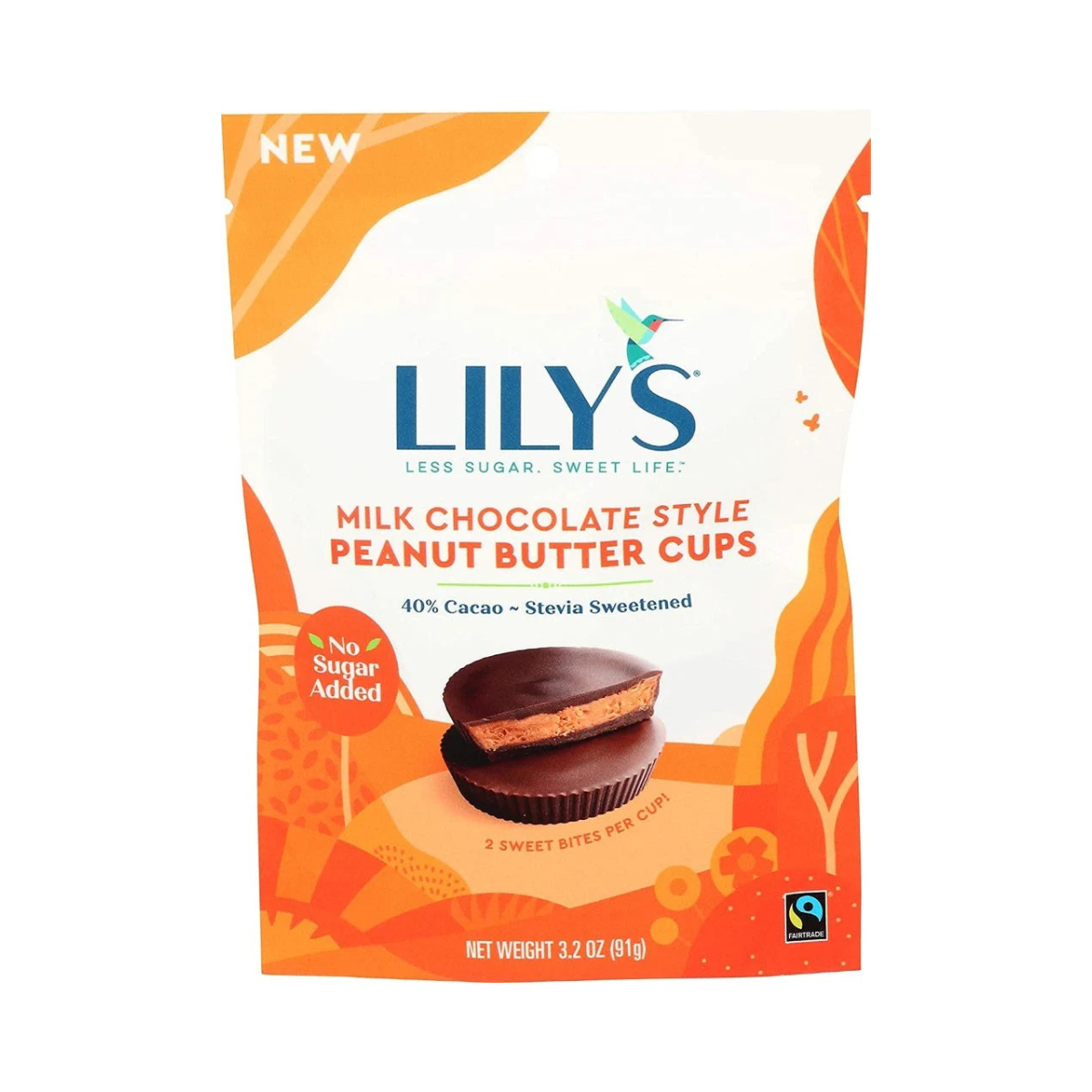Lily's Sweets Cup Chocolate Milk Peanut Butter 3.2oz
