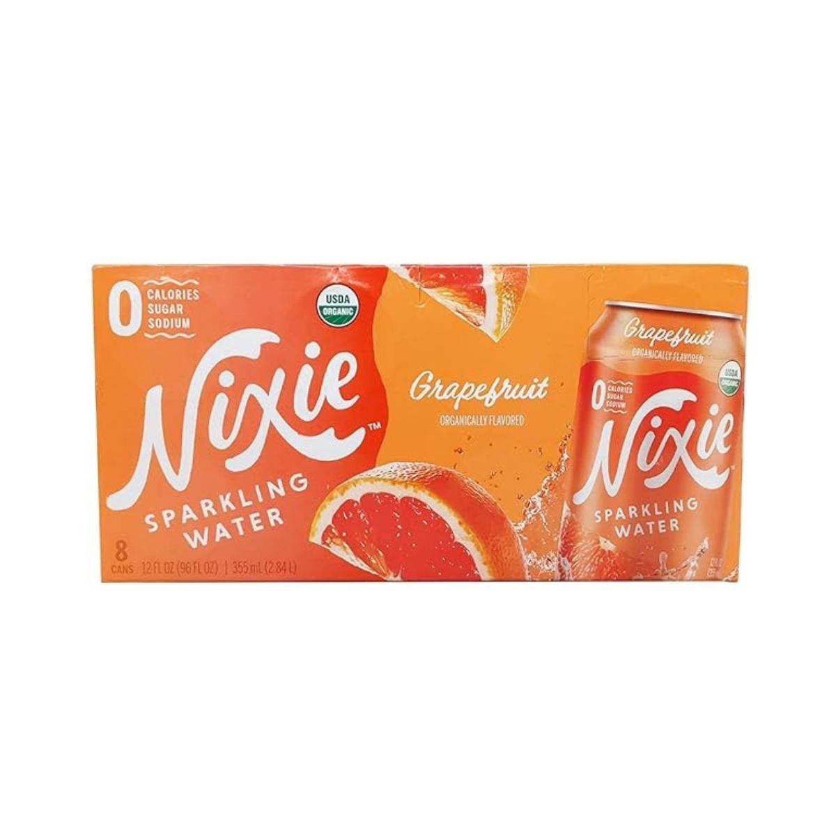 Nixie Organic Sparkling Water Grapefruit  8c