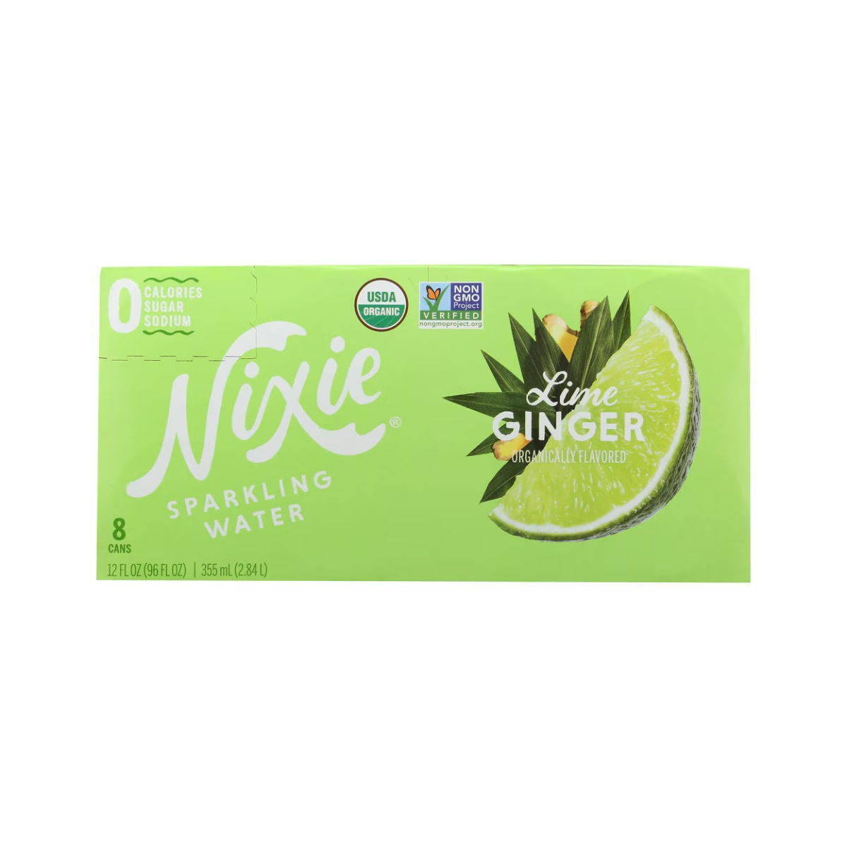 Nixie Water Sparkling Lime Ginger OG 8c